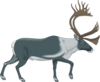 Walking Moose Clip Art